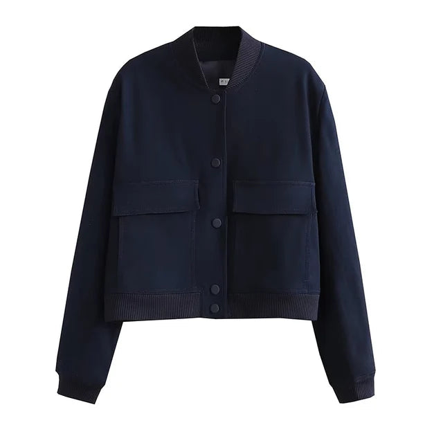 Cazadora bomber de entretiempo para mujer con estilo moderno – KRISTIN