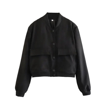 Cazadora bomber de entretiempo para mujer con estilo moderno – KRISTIN