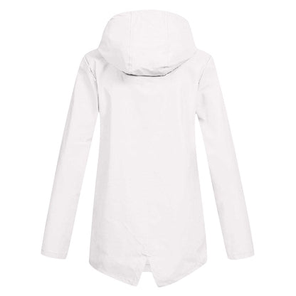 Chaqueta impermeable de mujer con capucha y tejido transpirable – KRISTIN