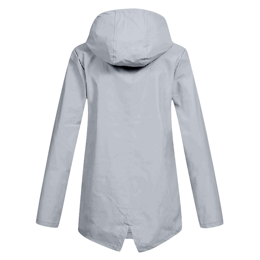 Chaqueta impermeable de mujer con capucha y tejido transpirable – KRISTIN