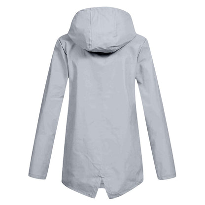 Chaqueta impermeable de mujer con capucha y tejido transpirable – KRISTIN