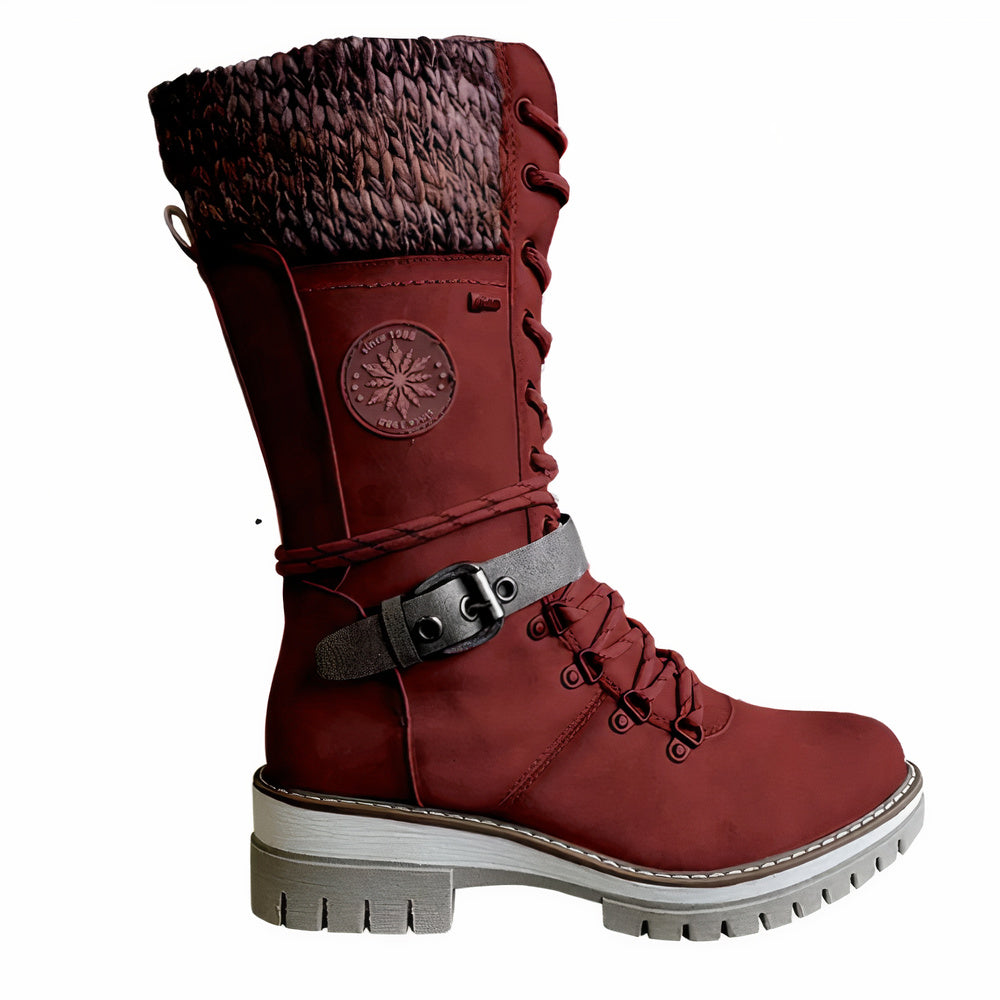 LIEN - Botas cómodas para mujeres con suela antideslizante