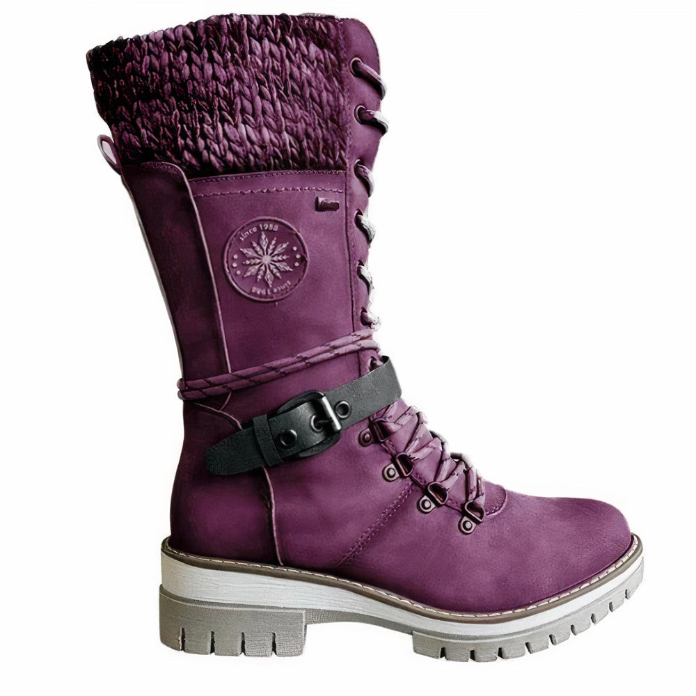 LIEN - Botas cómodas para mujeres con suela antideslizante