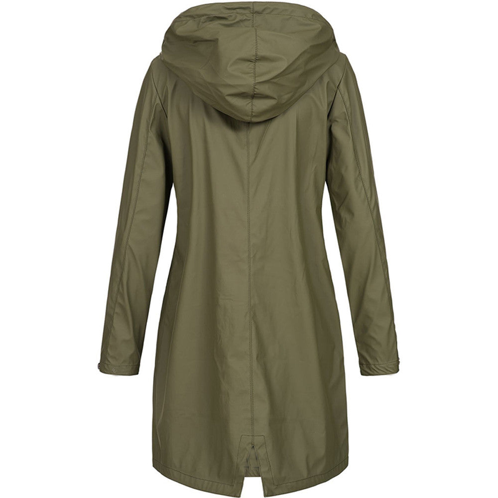 Chaqueta impermeable y transpirable de mujer con diseño elegante – LAURA