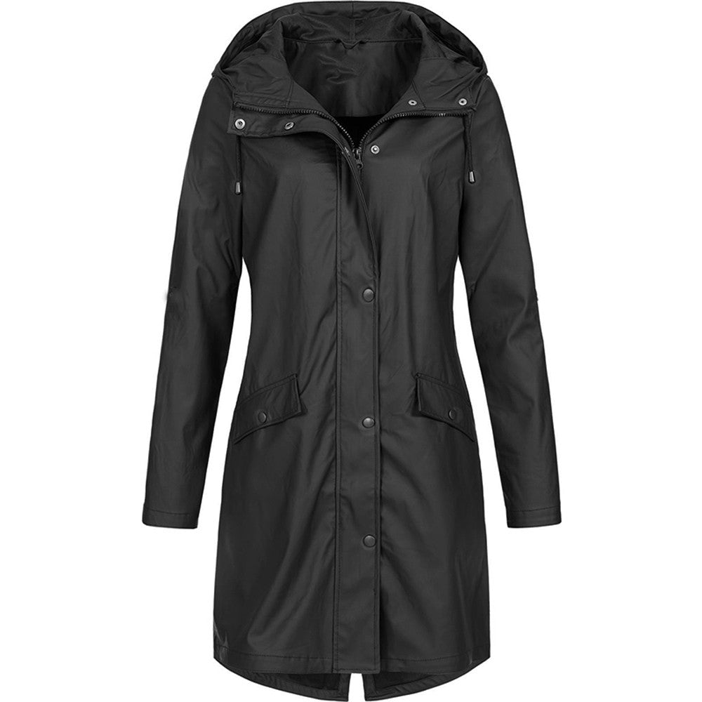 Chaqueta impermeable y transpirable de mujer con diseño elegante – LAURA
