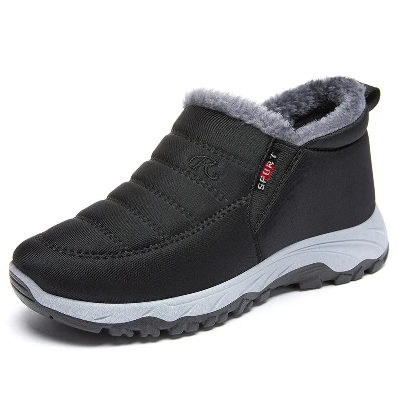 Botas de invierno estilo slip-on para mujer con forro cálido – LENA