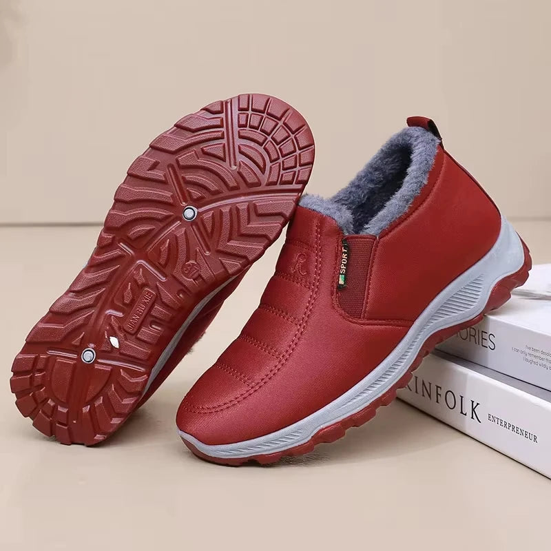 Botas de invierno estilo slip-on para mujer con forro cálido – LENA