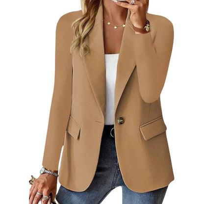 Blazer elegante de corte entallado y tejido premium – ANAÏS