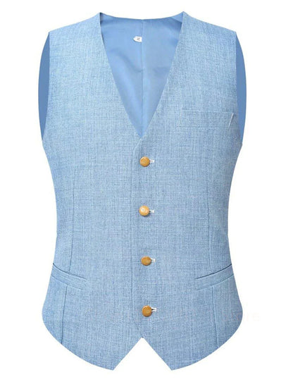 Conjunto masculino de blazer y pantalón slim fit – VESTARO