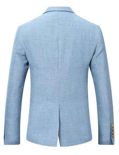 Conjunto masculino de blazer y pantalón slim fit – VESTARO