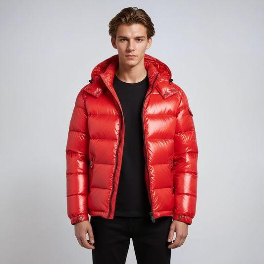 Chaqueta acolchada de invierno para hombre con capucha – KELVIN