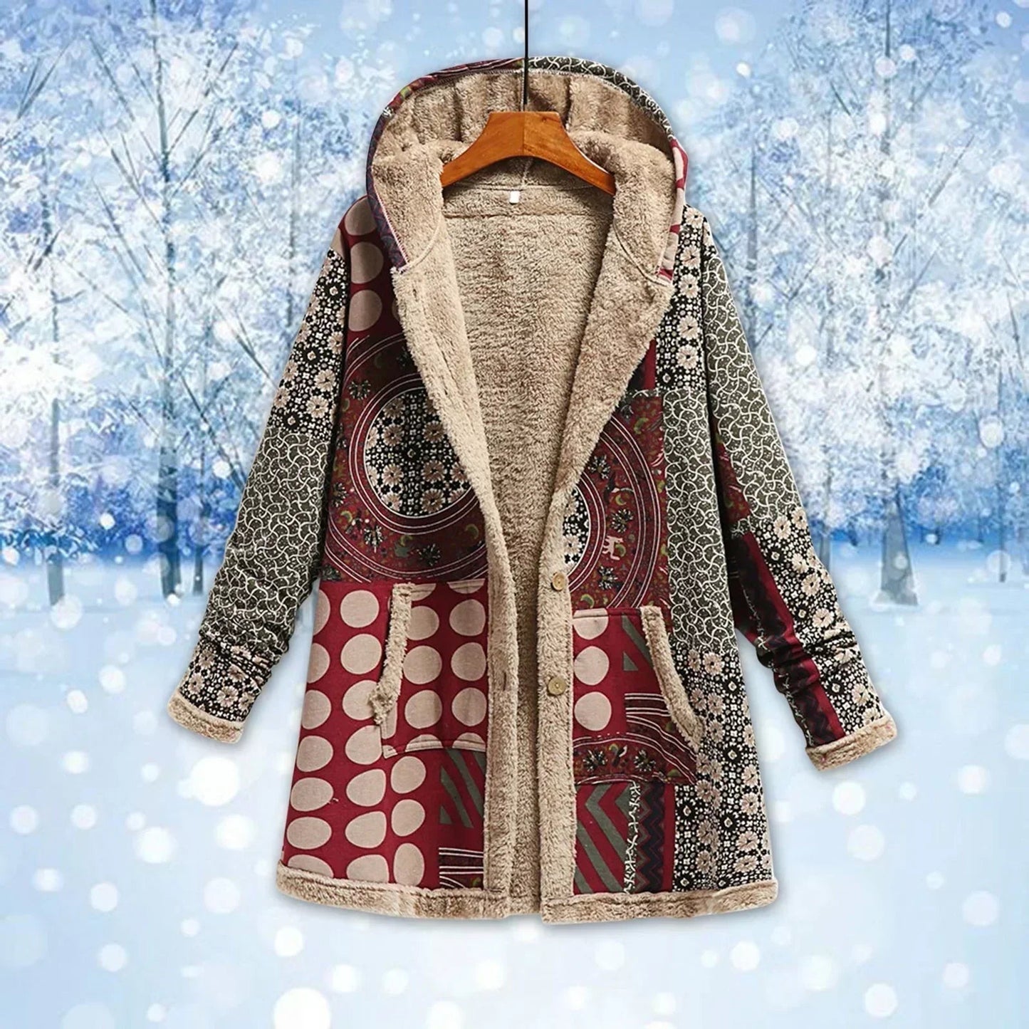 Chaqueta polar cálida y estilosa para mujer – MARIA
