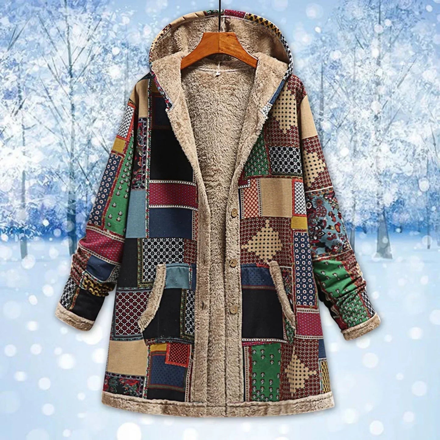 Chaqueta polar cálida y estilosa para mujer – MARIA
