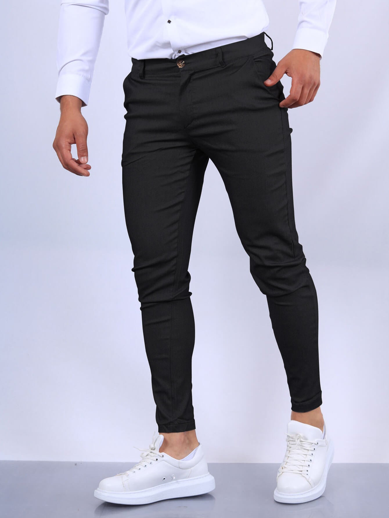 Pantalón elástico elegante para hombre – MATTHEW