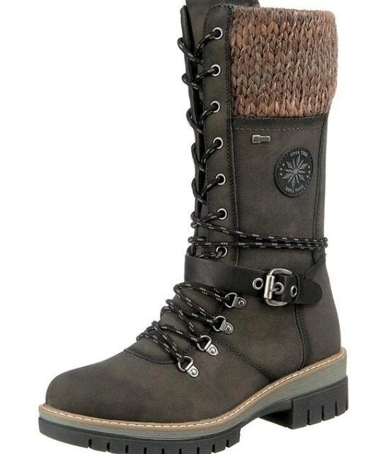Botas de invierno cómodas para mujer con cremallera lateral – MELANIE