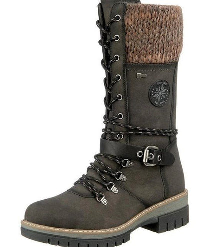 Botas de invierno cómodas para mujer con cremallera lateral – MELANIE