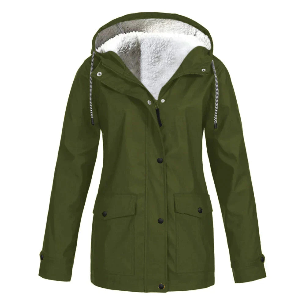 Chaqueta impermeable de mujer con diseño moderno – MELINA