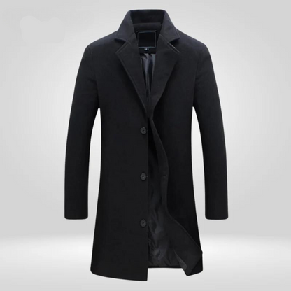 MARTY - Abrigo clásico con botones para hombre