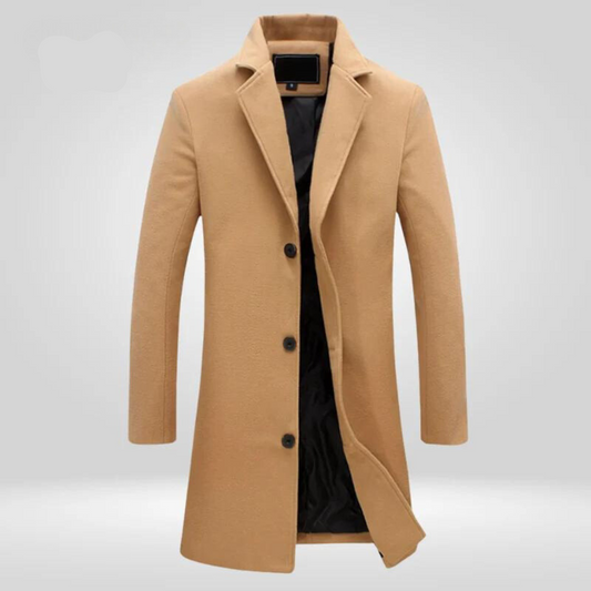 MARTY - Abrigo clásico con botones para hombre