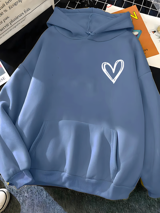 Sudadera cómoda para mujer con diseño relajado y capucha – NADINE