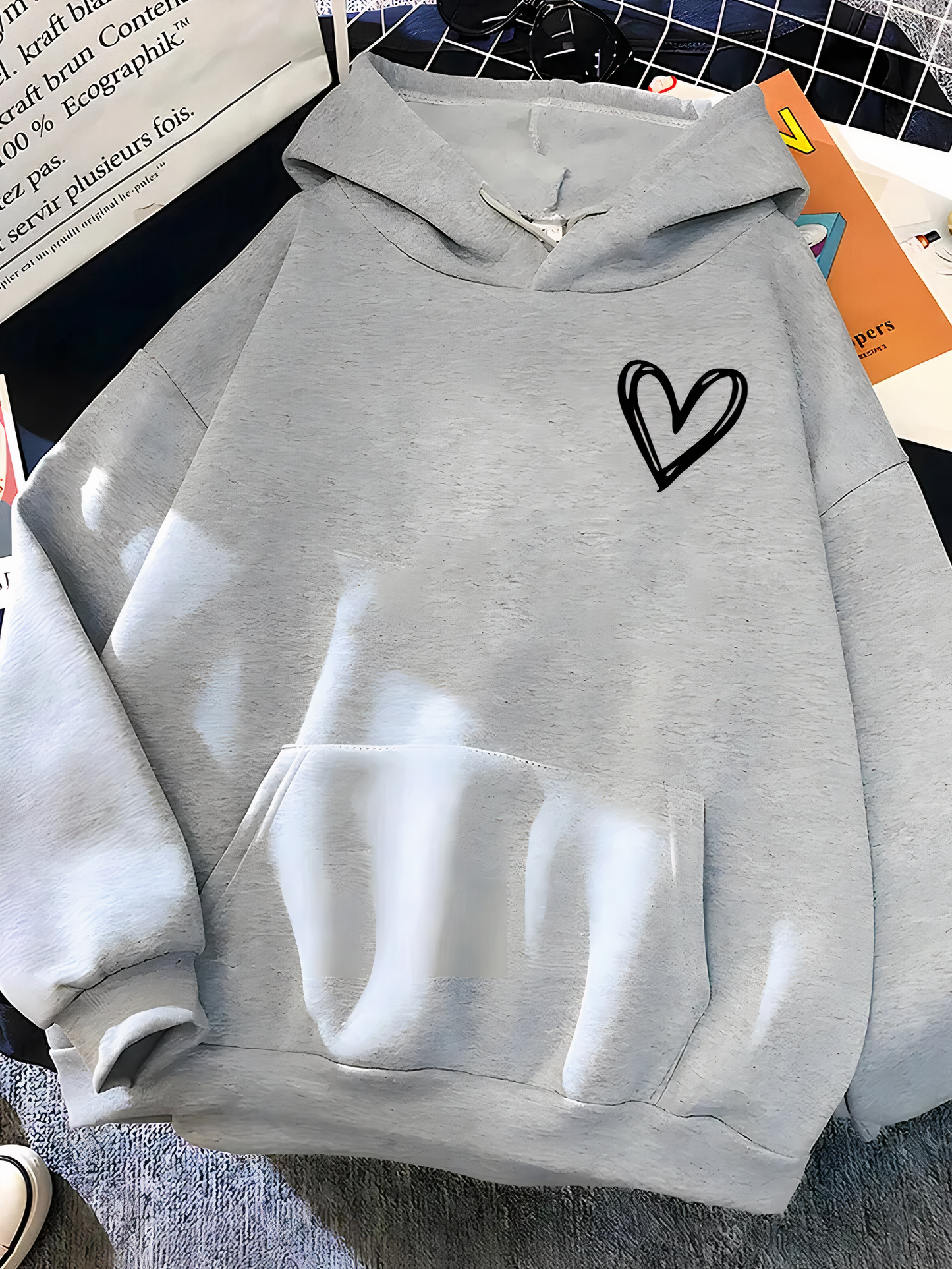 Sudadera cómoda para mujer con diseño relajado y capucha – NADINE