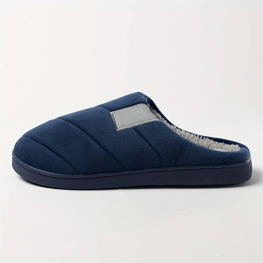 GERALD - Zapatillas de casa cálidas para hombres con empeine bajo