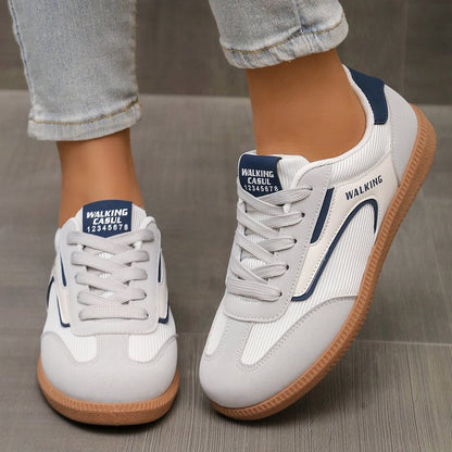 Zapatillas bajas de mujer con cordones y suela deportiva – ZINA