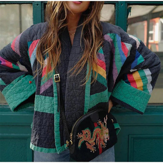 GISA - Chaqueta elegante vintage para mujeres