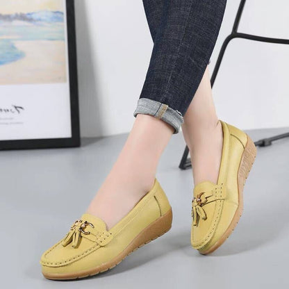 Zapatos planos ortopédicos para mujer con diseño clásico – MAIREEN