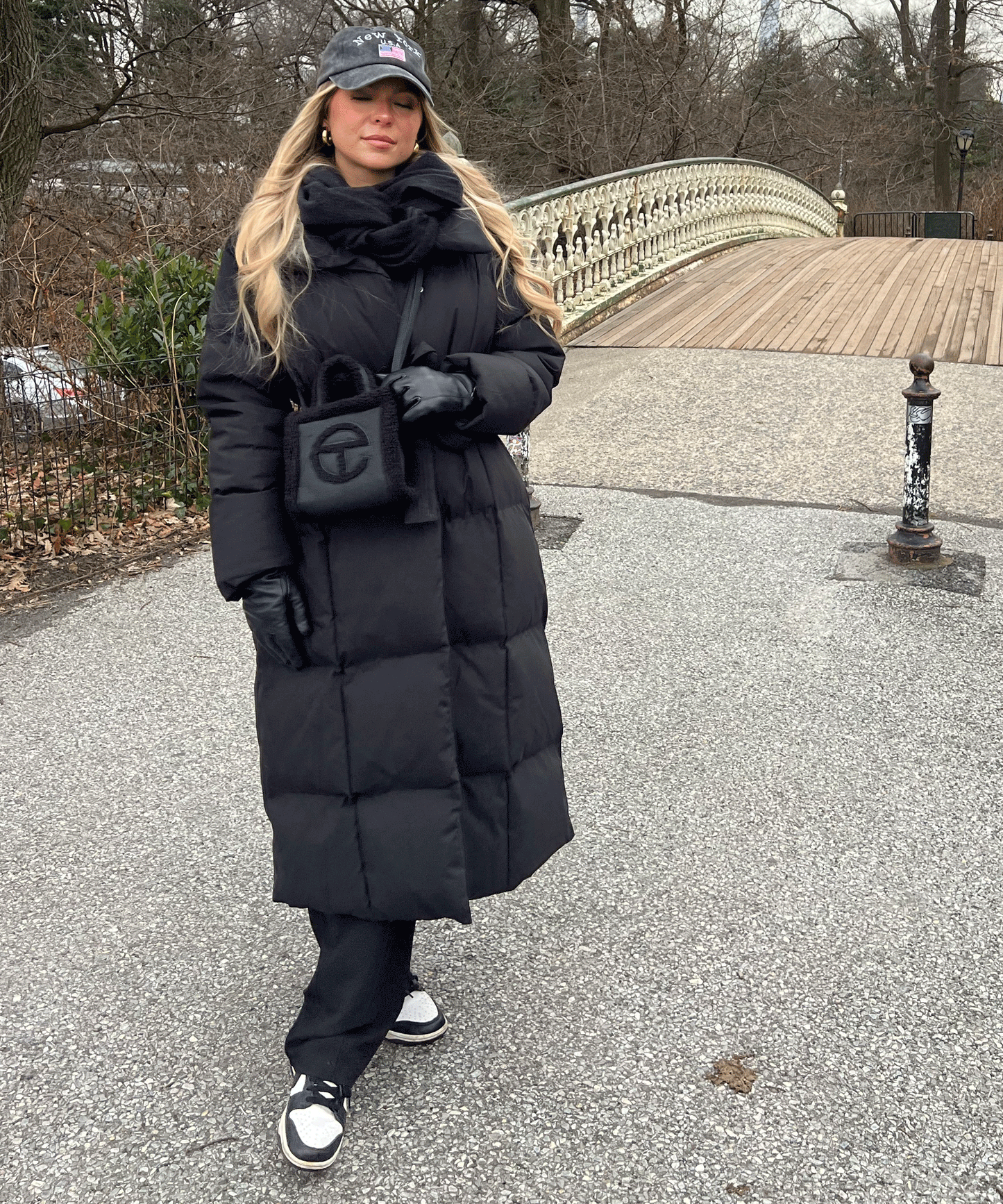Abrigo acolchado largo de invierno para mujer – KYLENA