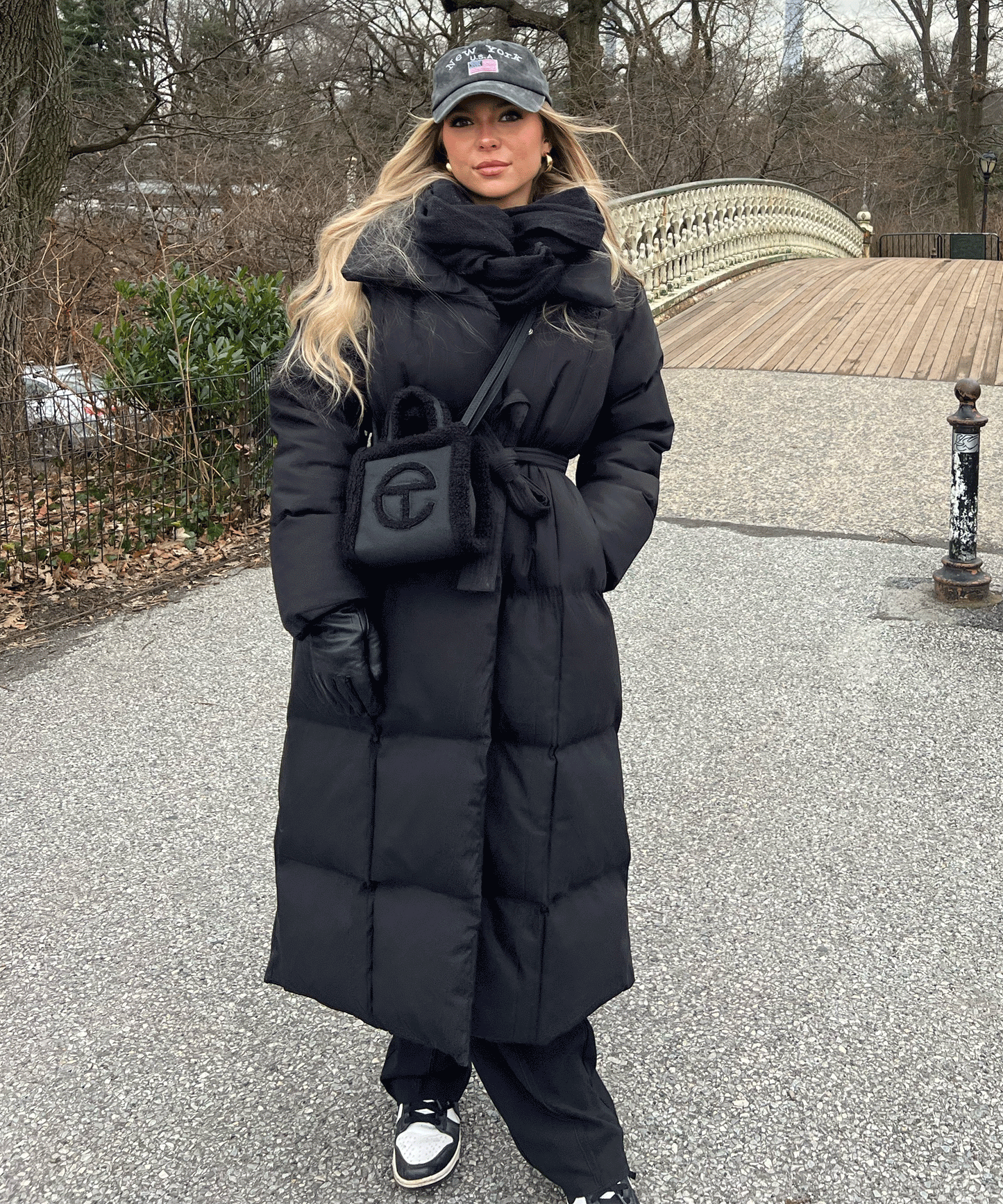 Abrigo acolchado largo de invierno para mujer – KYLENA