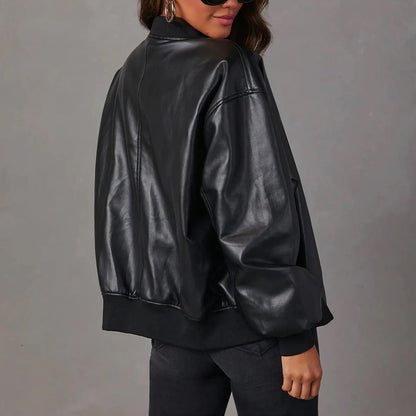 Bomber oversize casual para mujer con estilo urbano relajado – PETRA