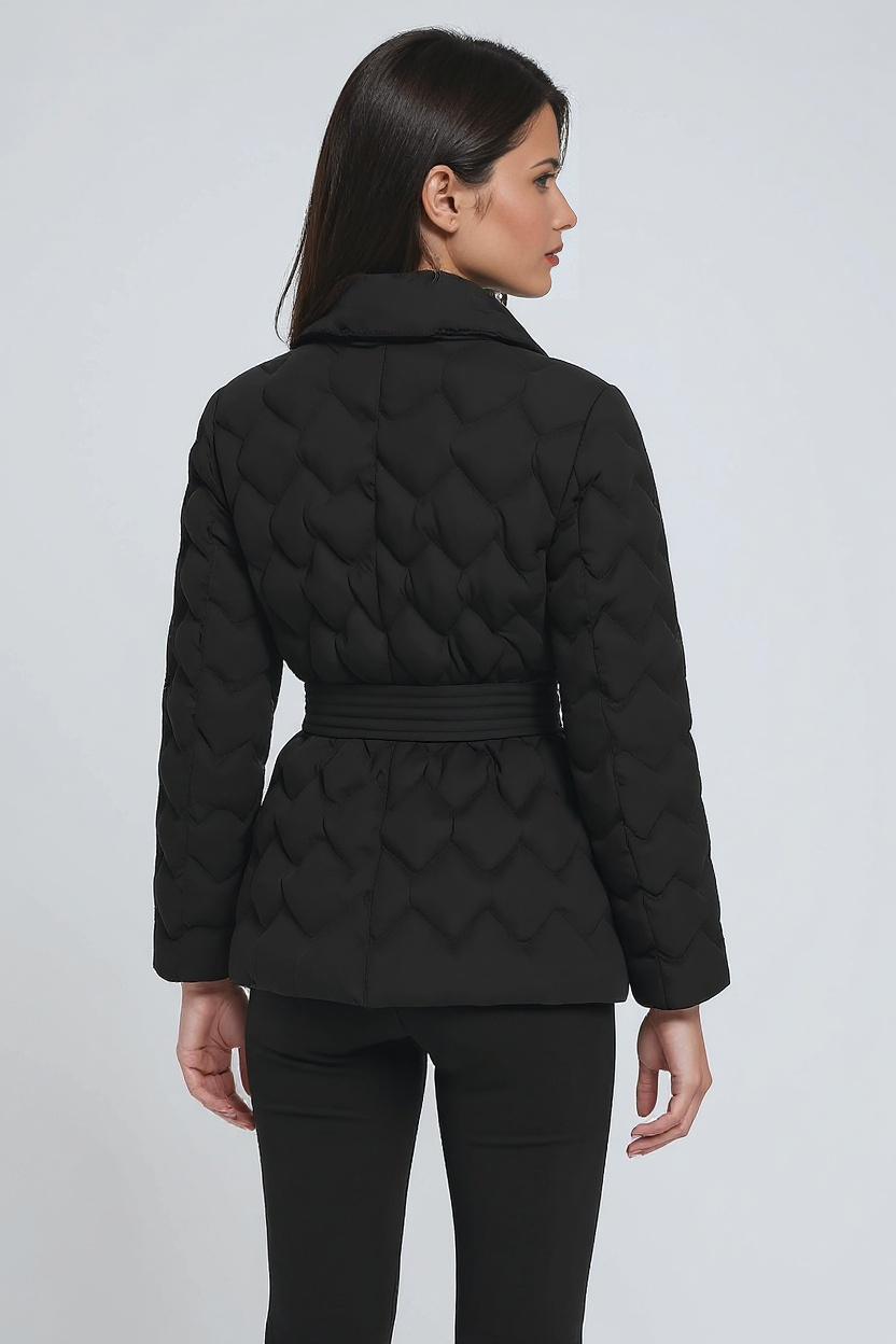 ISABELIA – Abrigo de invierno acolchado para mujer con cinturón ajustable
