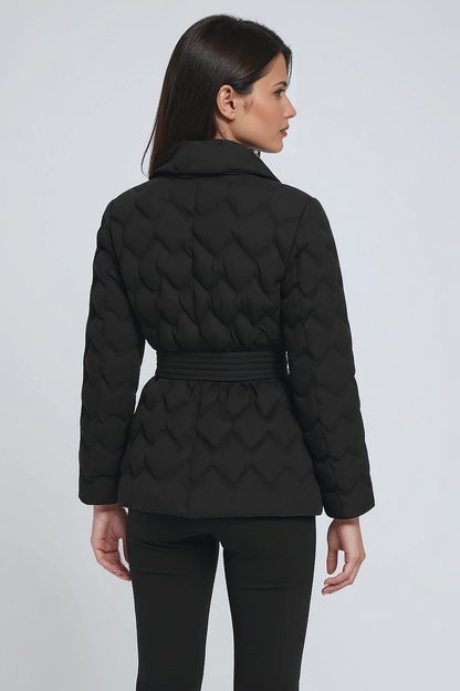 ISABELIA – Abrigo de invierno acolchado para mujer con cinturón ajustable