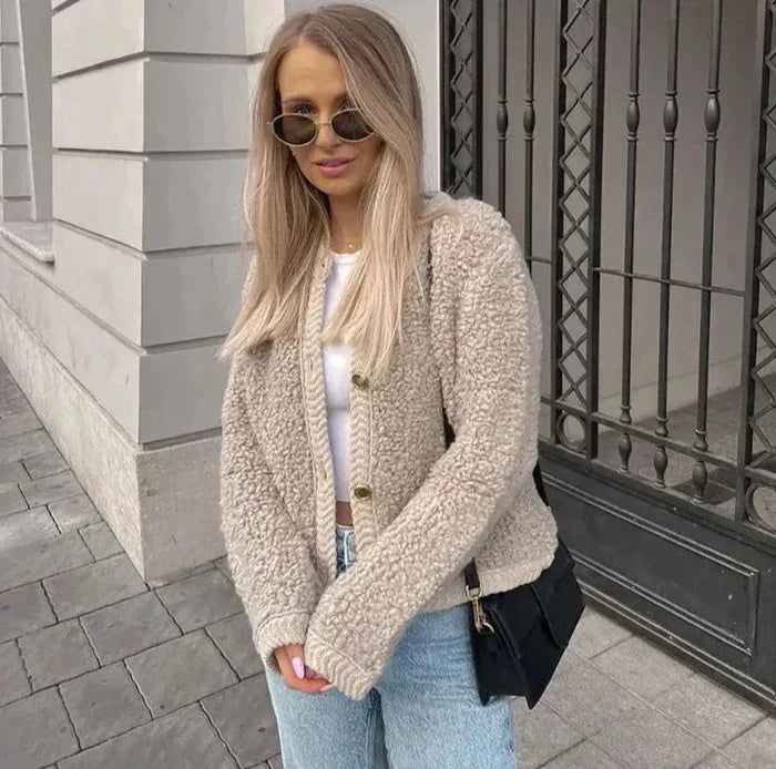Chaleco de punto para mujer cálido – AIMEE