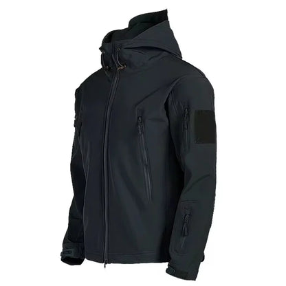 VALENTIN - Chaqueta táctica con capucha y bolsillos para hombre