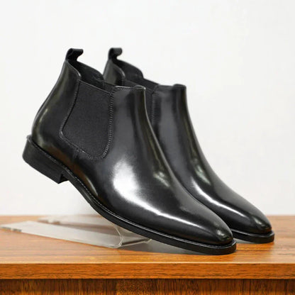 Botas chelsea de cuero auténtico para hombre – WALKER