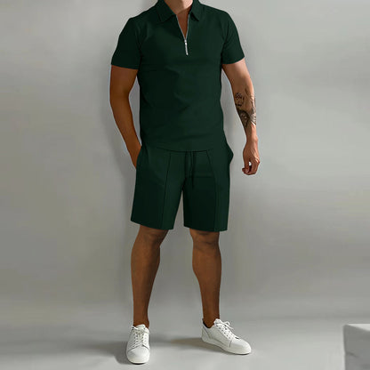 Conjunto veraniego para hombre con polo y pantalón corto – JAYDEN CoolSet