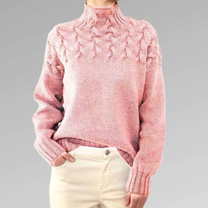 MARTA - Suéter de punto con cuello alto para mujer