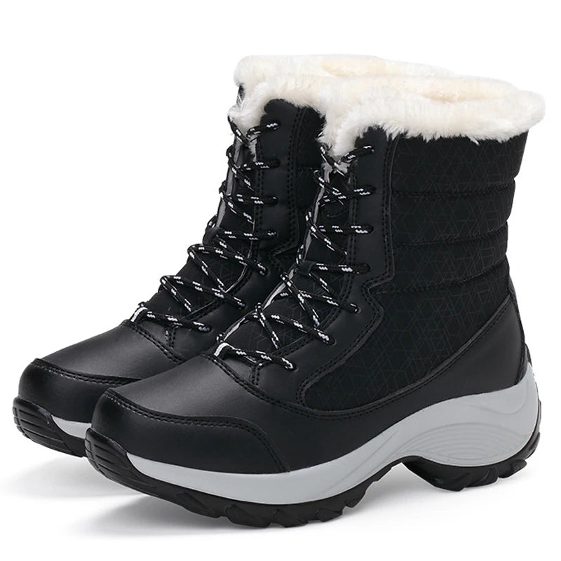 Botas de nieve cálidas para mujer con suela antideslizante – SABRINA