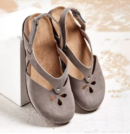 Zapatos de Senderismo Ortodónticos para Mujeres con Soporte Arqueado y Cierre de Velcro – Kjerstin