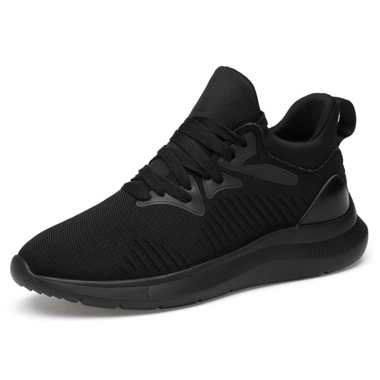 Zapatillas para mujer con suela de 8 cm negro mate – SHADOW