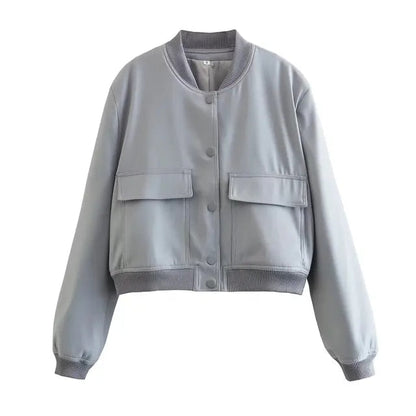 Chaqueta bomber para mujer con toque vintage – PAMELA