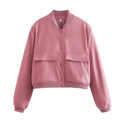 Chaqueta bomber para mujer con toque vintage – PAMELA