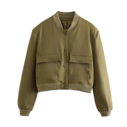 Chaqueta bomber para mujer con toque vintage – PAMELA
