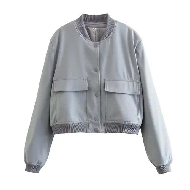 Chaqueta bomber para mujer con toque vintage – PAMELA