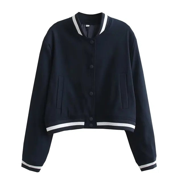 Chaqueta bomber para mujer con toque vintage – PAMELA