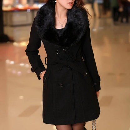 Abrigo largo elegante y sofisticado para mujer – SOPHIA