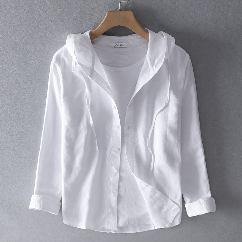 Blusa ligera con capucha y diseño relajado – ELENA