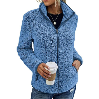 TRYNE - Chaqueta de forro polar para mujeres para el invierno